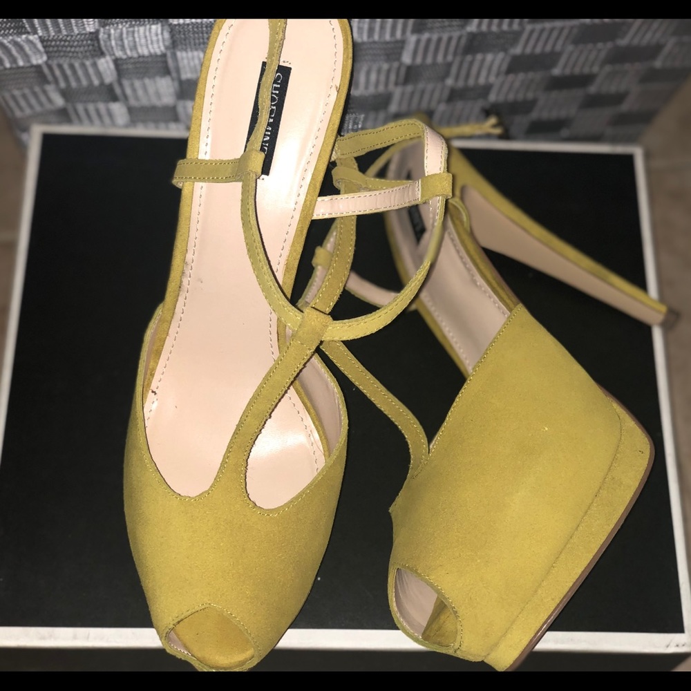 Sexy 5 inch platform peep toe stiletto